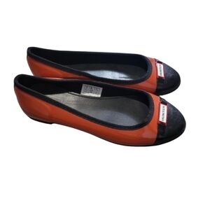 Hunter Ballet Flat Rain Shoes